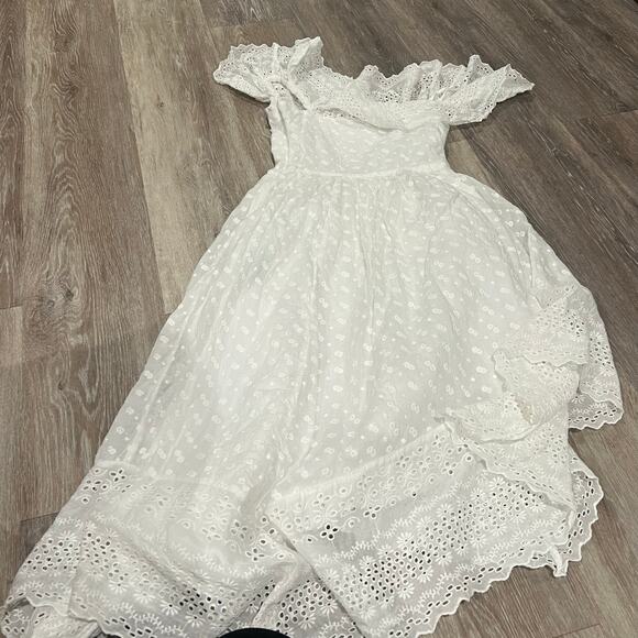 Isabel Marant Etoile Timoria Asymmetrical Dress White Size 2 XS - Picture 9 of 12